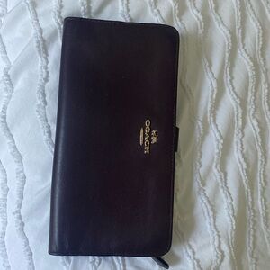 Coach Chocolate Brown Leather Wallet